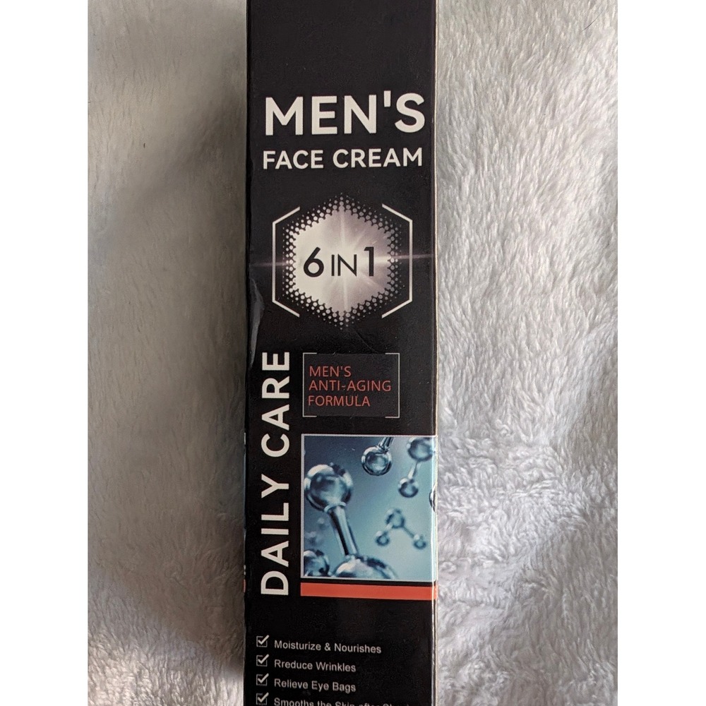 Daily Care 6 in 1 Mens Face Cream Anti-Aging Formula Moisturizing Wrinkle Care